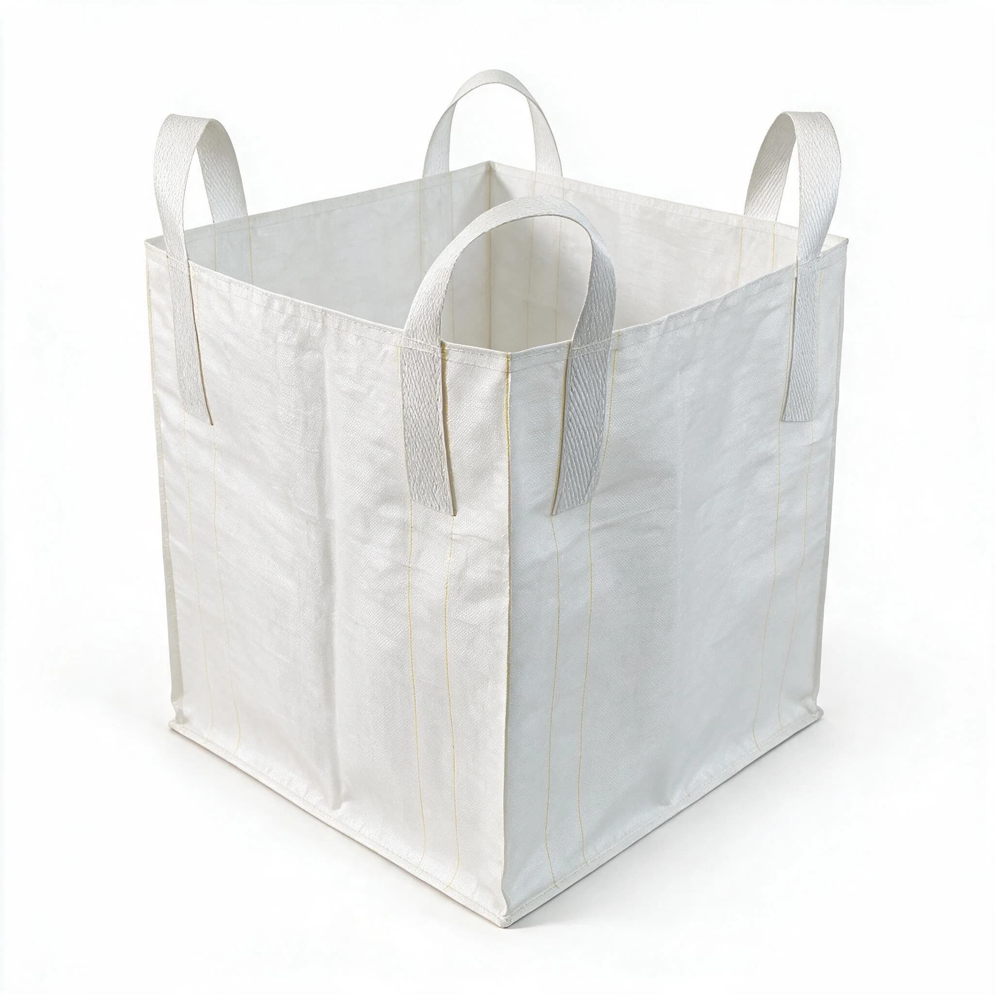Open top / flat bottom FIBC — full-width open top with a flat, level base